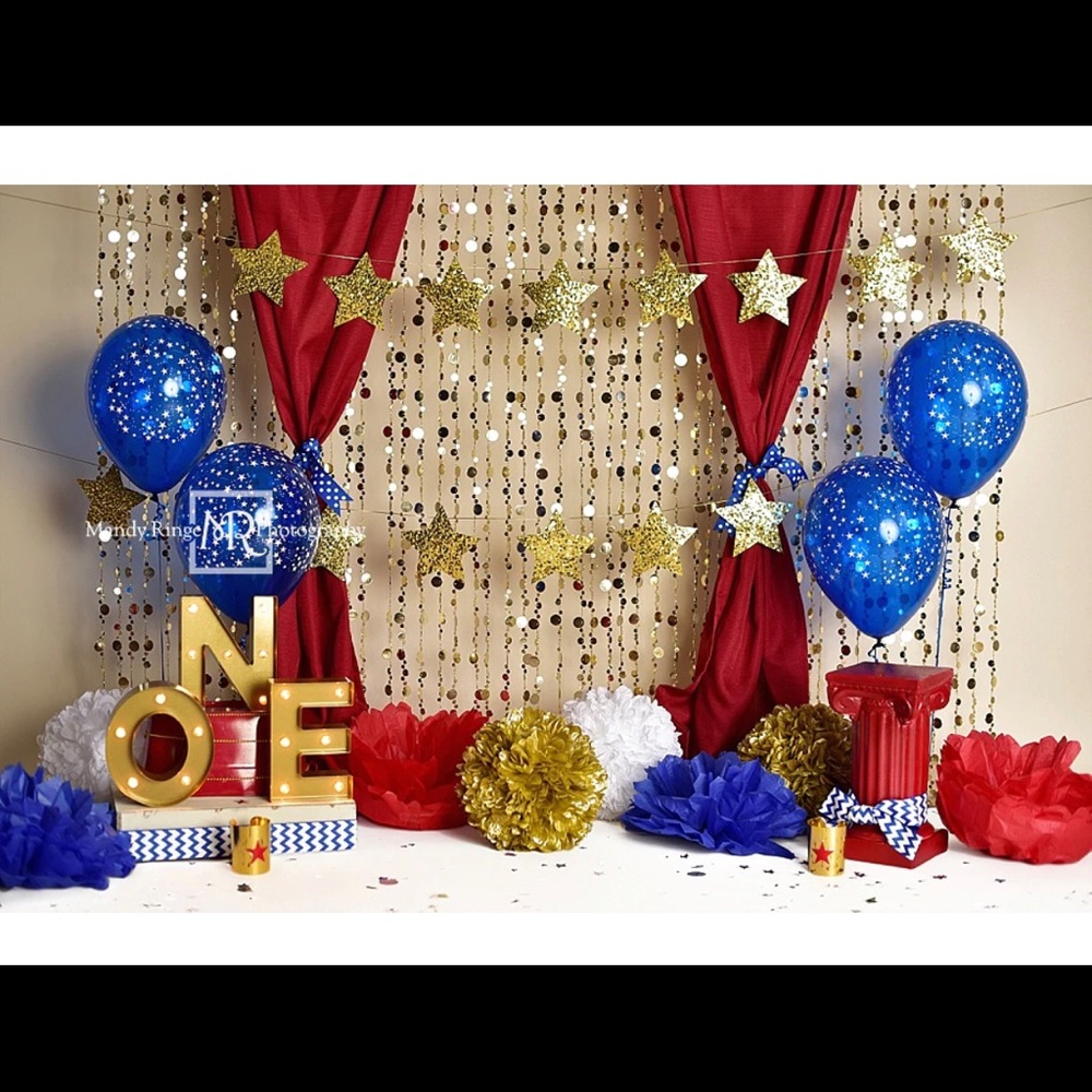 One-derwoman backdrop for photography